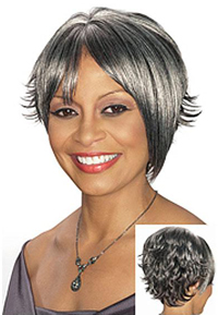 Alicia Foxy Silver Wigs : Annmarie