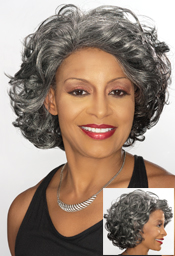 Alicia Foxy Silver Wigs : Darlene LF