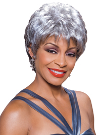 Alicia Foxy Silver Wigs : Diane