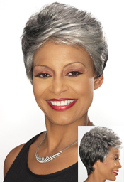 Alicia Foxy Silver Wigs : Dorian LF