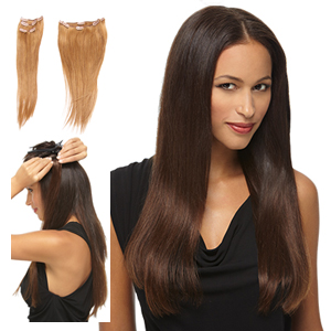 HairDo Extensions : 16 Inch 5 Piece Remy Human Hair Extension Kit (#H165PC)