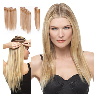 HairDo Extensions : 16 Inch 8 Piece Straight Extension Kit (#HX8PSX)