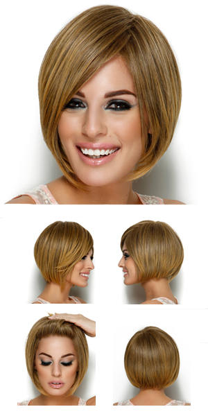 LuxHair WOW Wigs : Angle Bob  (#WW1215)