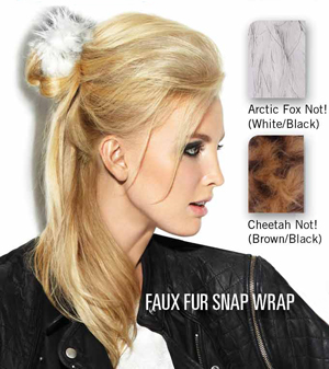 PutonPieces : Snap Wrap Faux Fur (#FFSNAP)