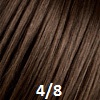 Dark Brown Blended with Medium Ash Brown.