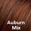 Dark Auburn, Bright Copper Red, and Warm Medium Brown Blend.