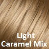 Light Golden Blonde, Butterscotch Blonde, and Medium Honey Blonde Blend.