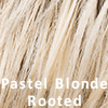 Platinum, Dark Ash Blonde, and Medium Honey Blonde blends With Dark Roots.