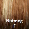 Nutmeg F  Dark Brown Roots on Nutmeg & Champagne.
