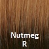 Nutmeg R  Medium Brown Roots on Nutmeg & Champagne.