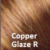 Copper Glaze R or Shadowed Roots on Bronzed Brown (29) w/ Light Dark Rust (27B+140) Highlights