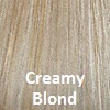 Creamy  Blond  Tipped: Light Creamy Blonde (102) w/ Platinum Blonde (103) Highlights.