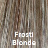 Frosti Blonde  Tipped: Medium Reddish Brown (10+140) w/ Light Gold Blonde (613) Highlights.
