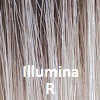 llumina R or Soft ash platinum and pure white  with dark brown roots.