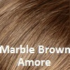 Marble Brown Amore  Brown (8) blended with strawberry blond for an overall appearance of light golden brown.