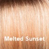 Melted Sunset  Bronzed Brown root, Light Strawberry mix with Light Blonde for the tips