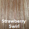 Strawberry Swirl  Tipped: Medium Auburn (27) w/ Platinum Blonde (613) Highlights.